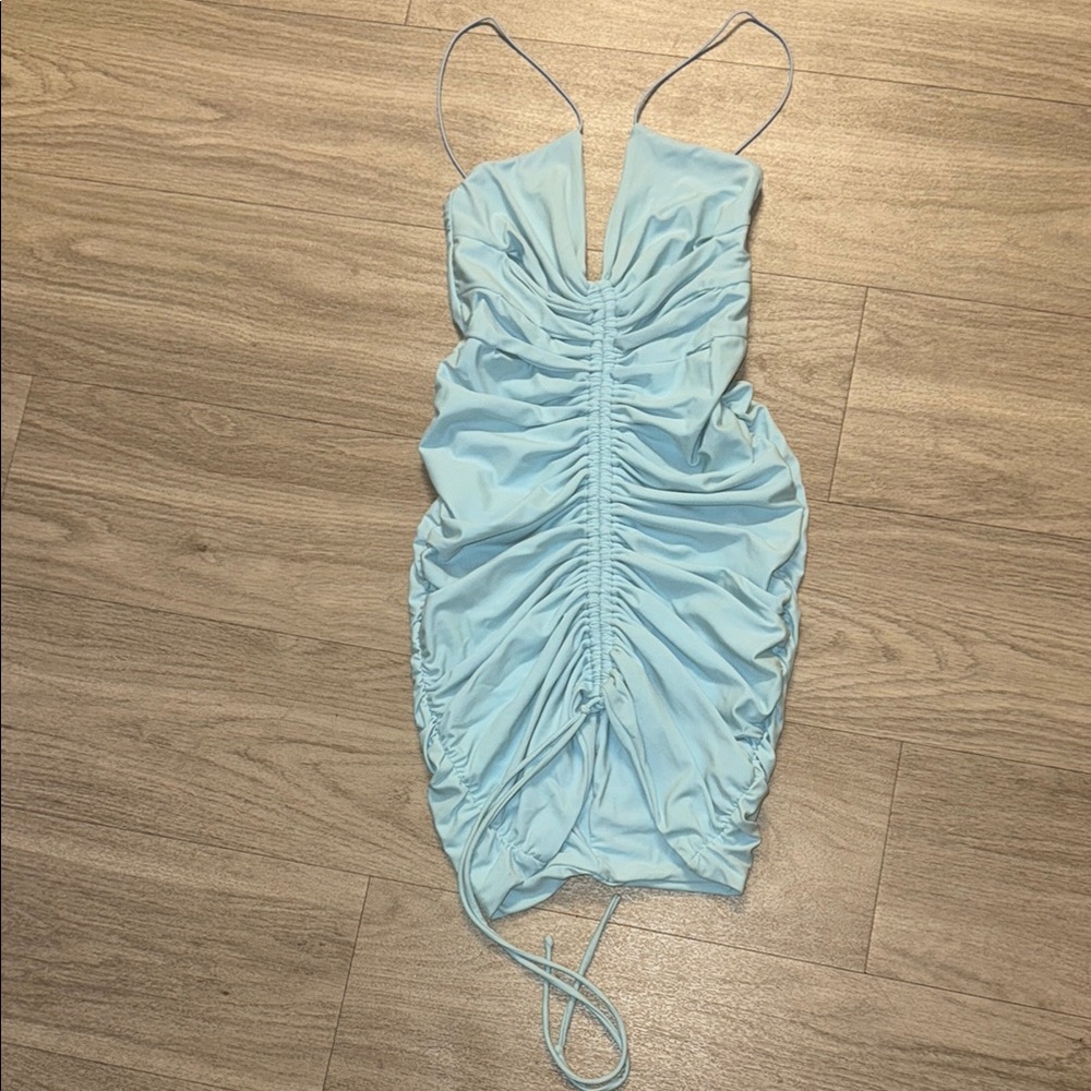 Tiger Mist Mini Ruched Dress
